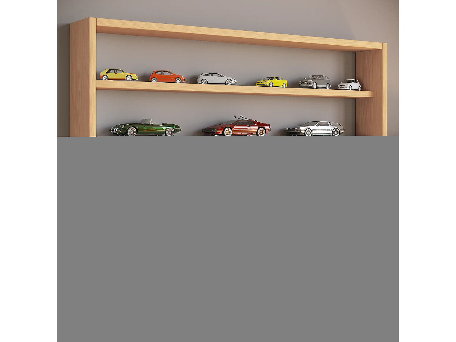 Wall display cabinet Osado Book H. 60 x W. 80 x D. 10 cm