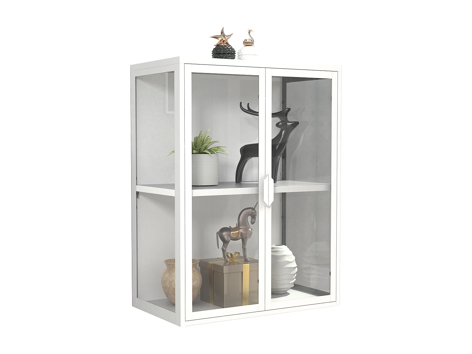 Vitrine murale Vitrine suspendue en verre Floka M