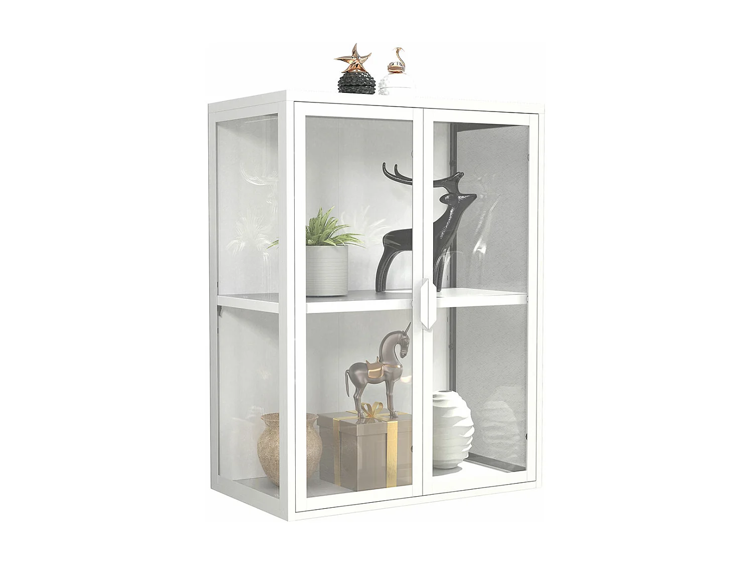 Vitrine murale Vitrine suspendue en verre Floka M