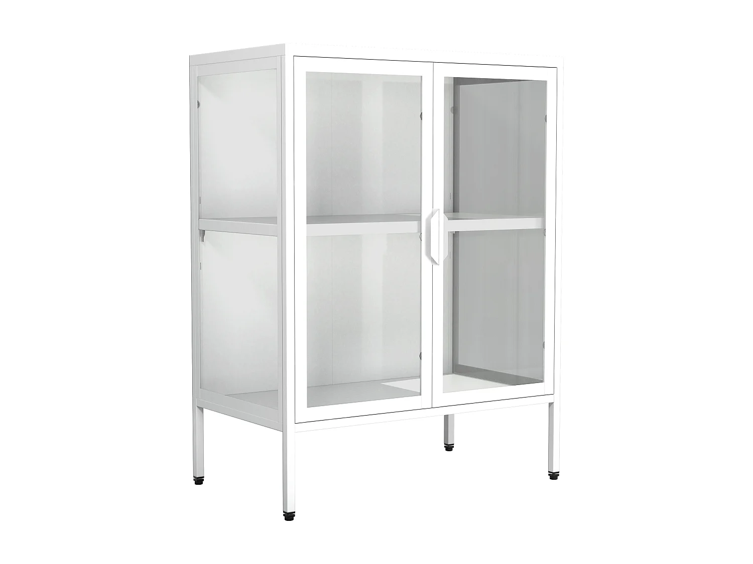 Acier Vitrine verre Vitrine Floka S