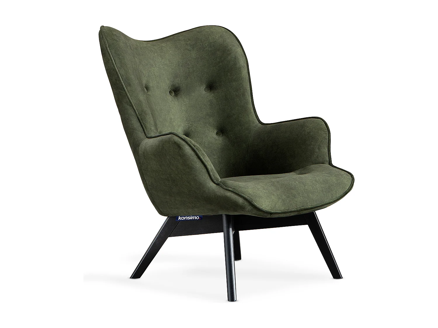 Einzelsessel - Dunkelgrün - GLORI