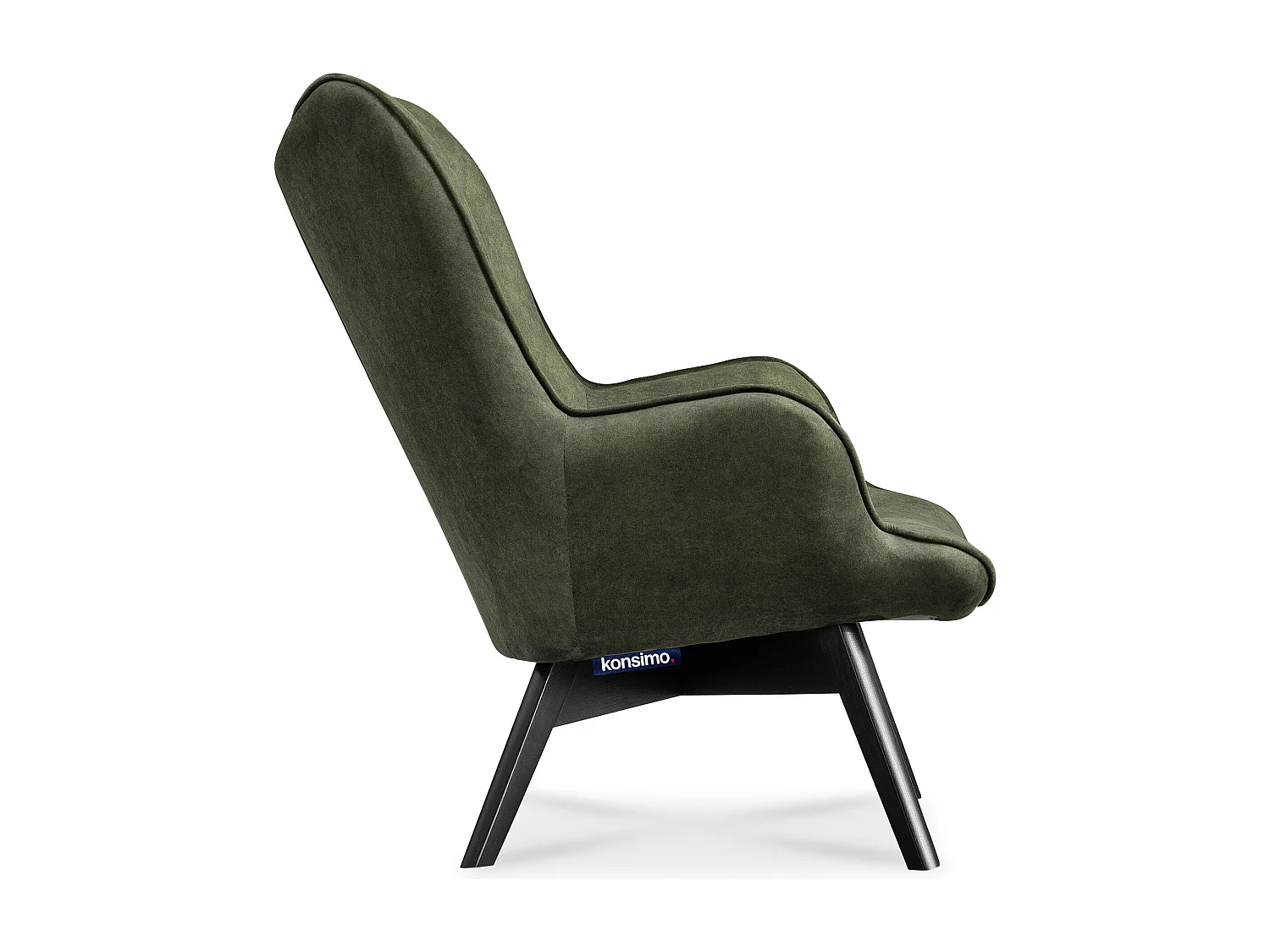 Einzelsessel - Dunkelgrün - GLORI