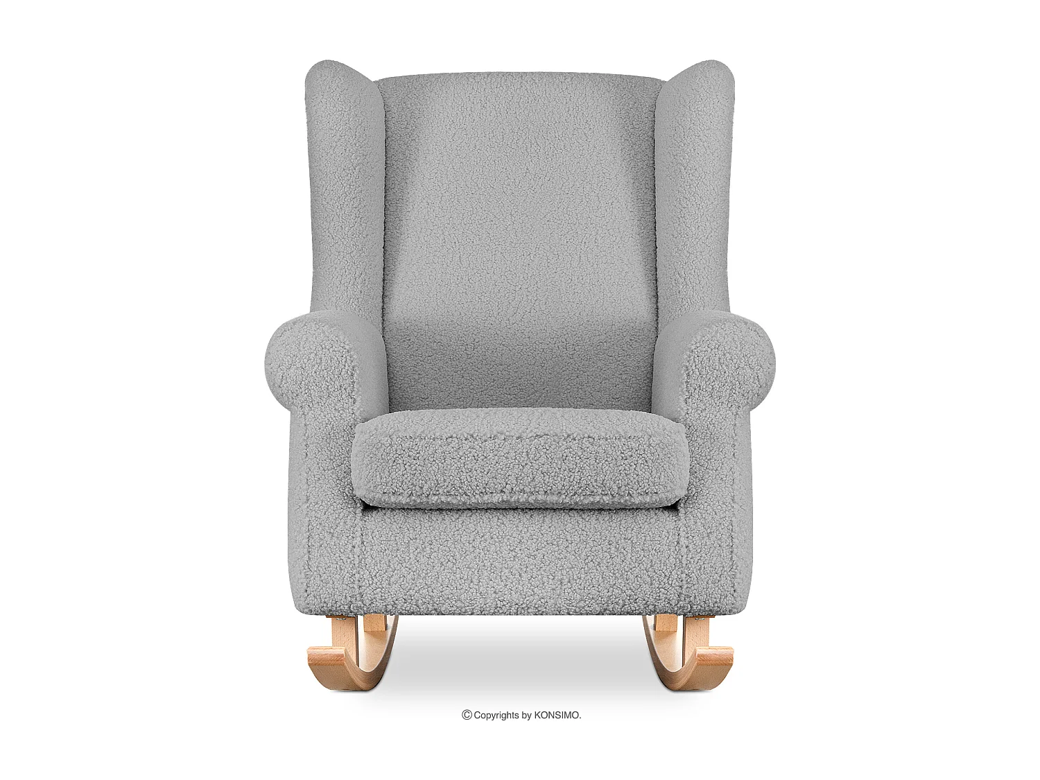 Schaukelsessel - Grau - TULES