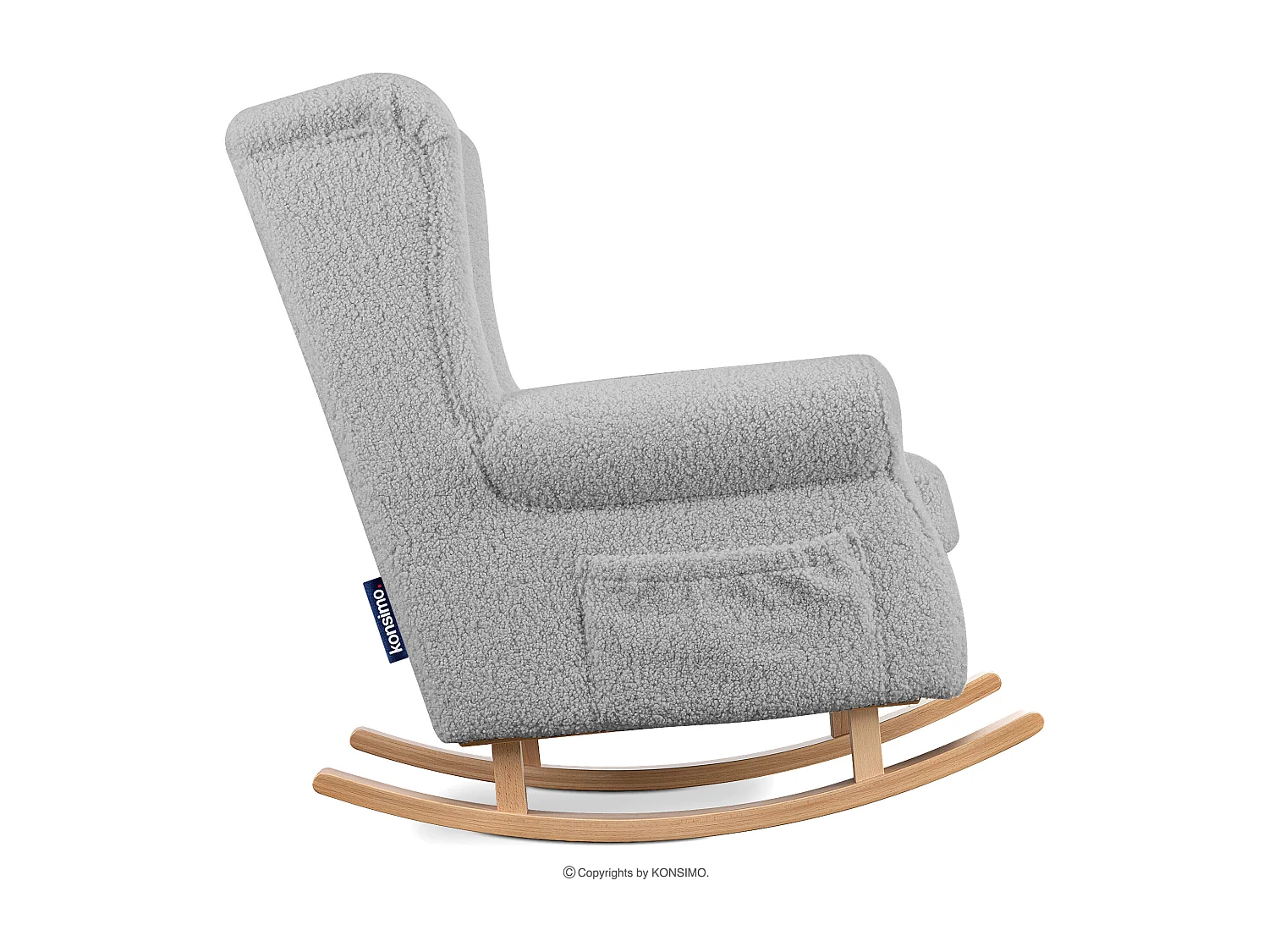 Schaukelsessel - Grau - TULES