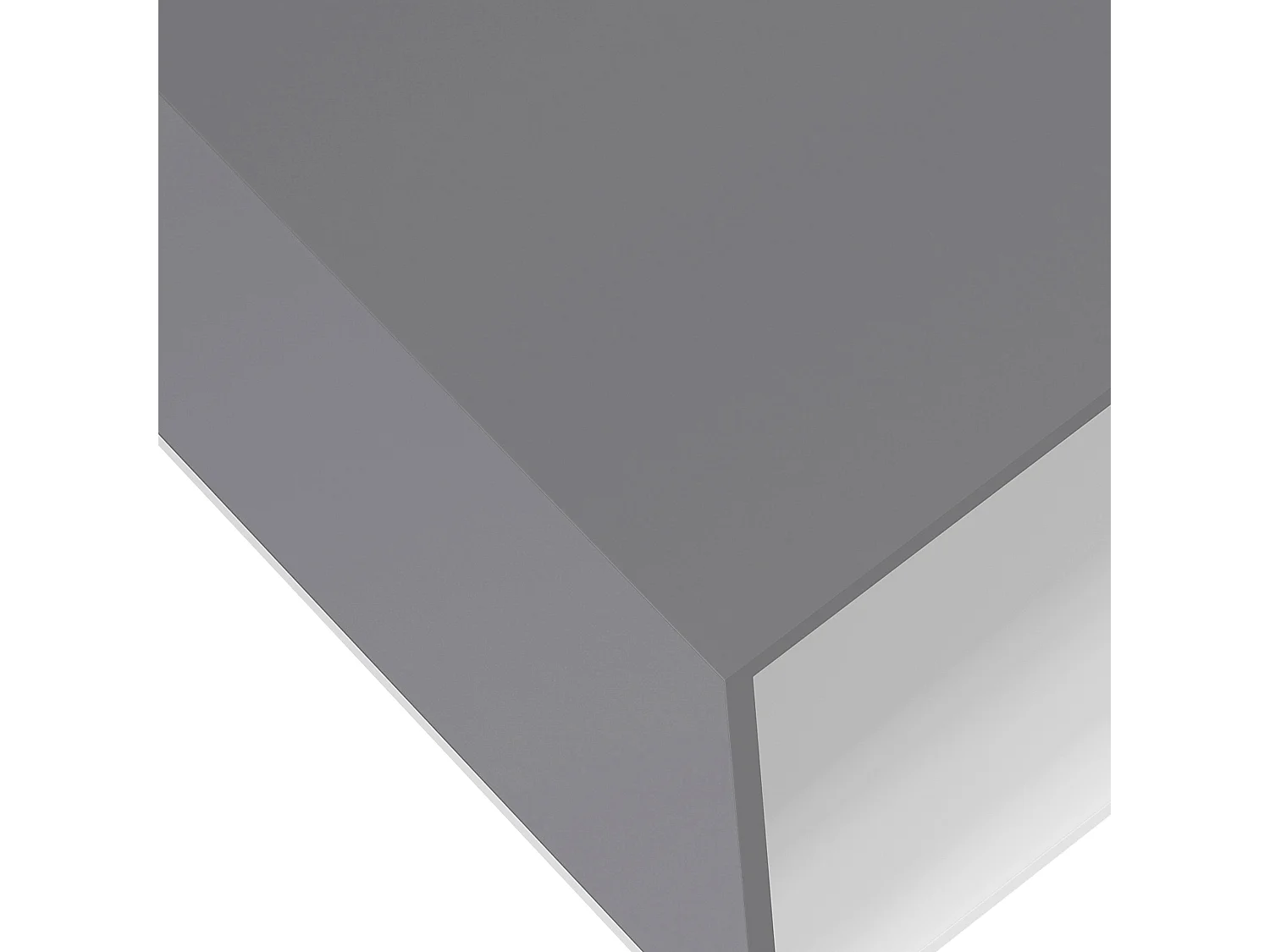 Side table & coffee table Maliso White / Anthracite H. 42 x W. 91 x D. 53 cm