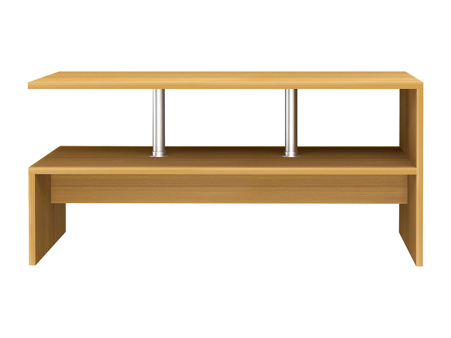 Mesa de café de madeira VCM Sofatic Sala de estar Mesa de mesa lateral Mesa de café Maliso L (faia)