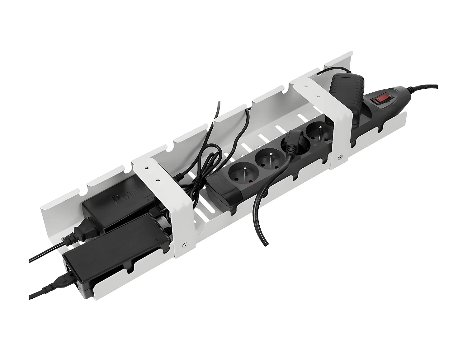 Spacetronik ERGOLINE SPK-520G Kabelhalter, grau