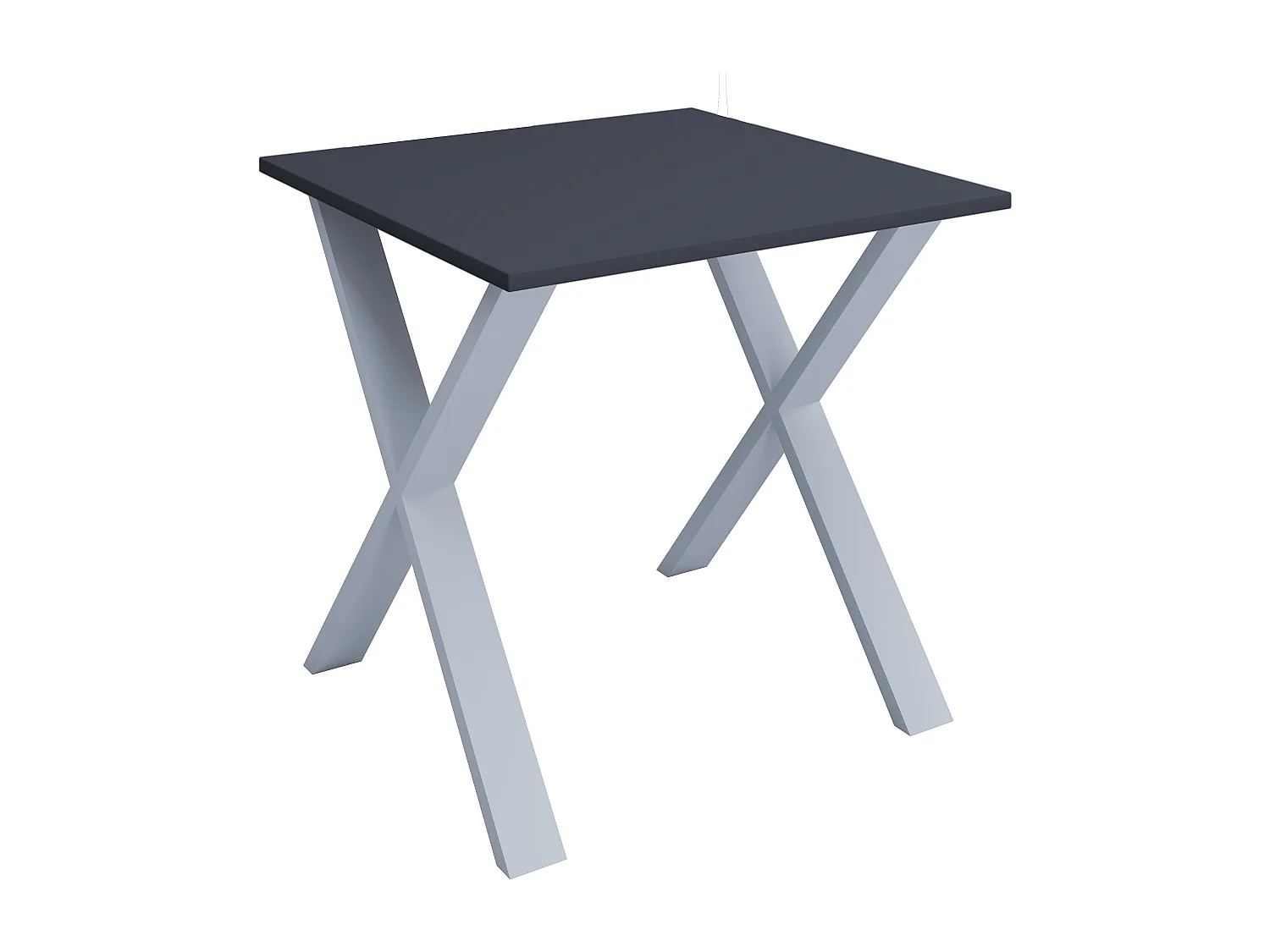 Desk Lona Silver / Anthracite H. 76 x W. 80 x D. 80 cm