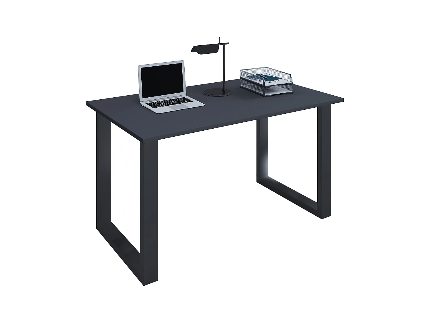 Desk Lona Black / Anthracite H. 76 x W. 140 x D. 80 cm