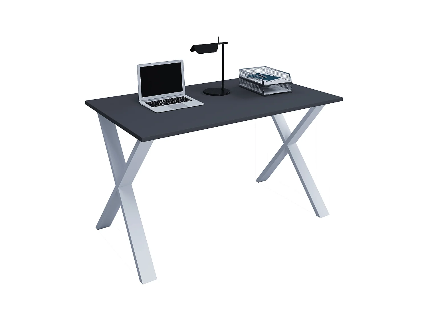 Desk Lona Silver / Anthracite H. 76 x W. 110 x D. 50 cm