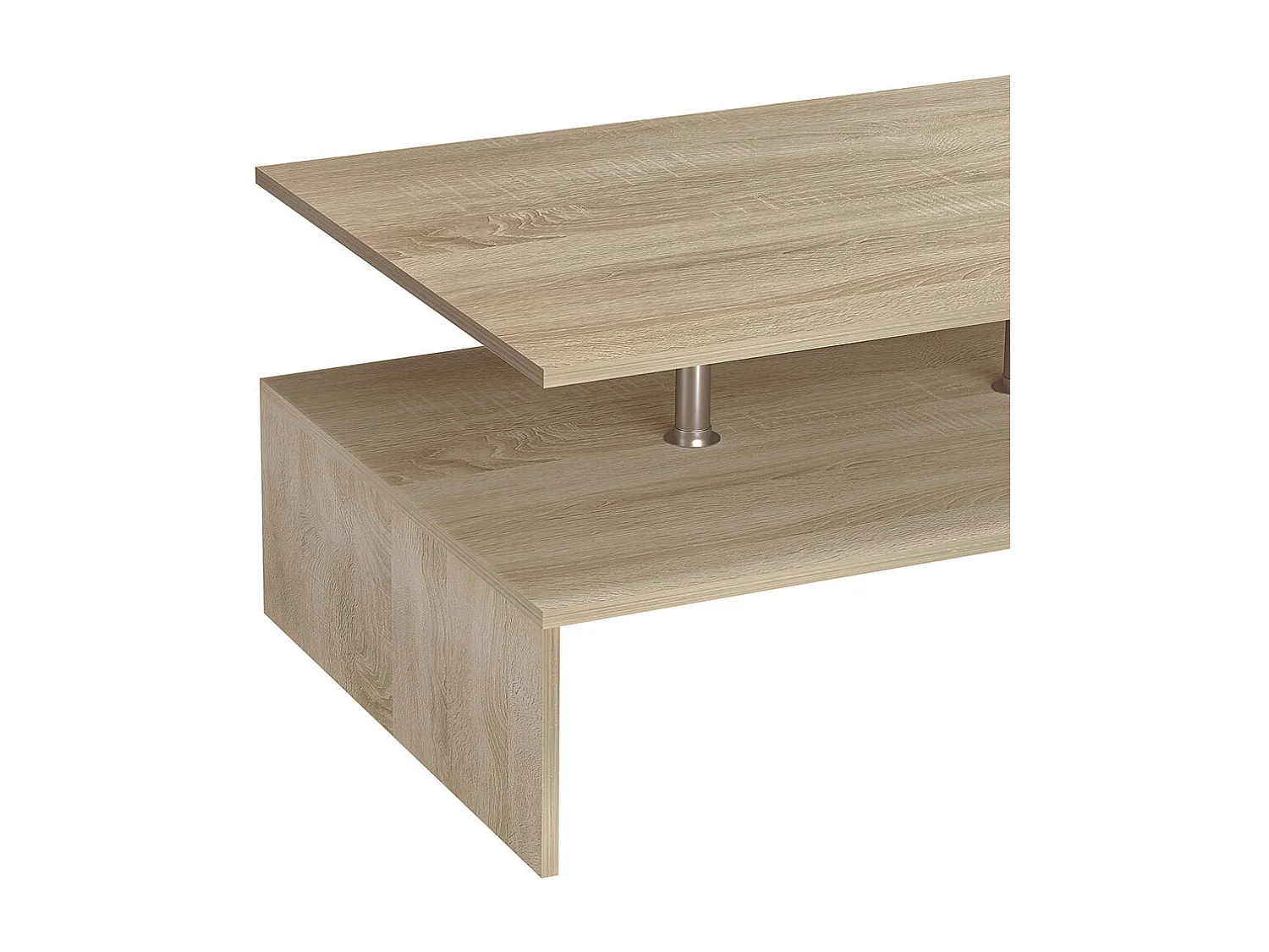 Side table & coffee table Maliso Sonoma Oak H. 42 x W. 90 x D. 60 cm