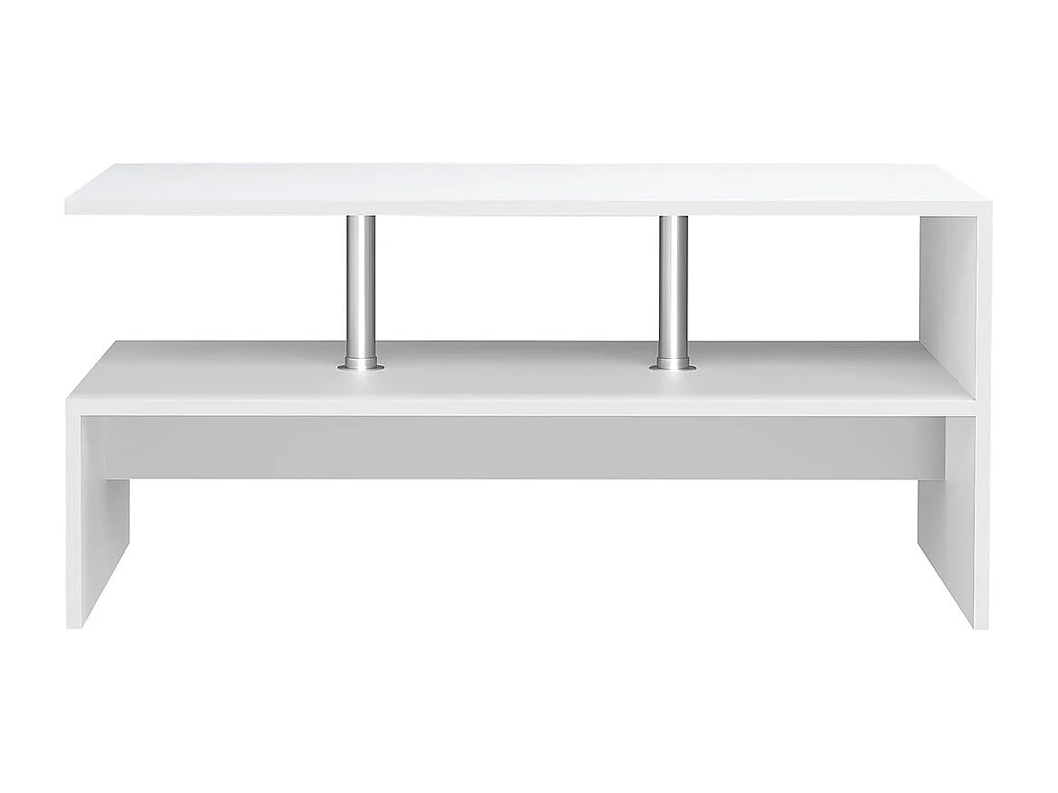 Side table & coffee table Maliso White H. 42 x W. 90 x D. 60 cm