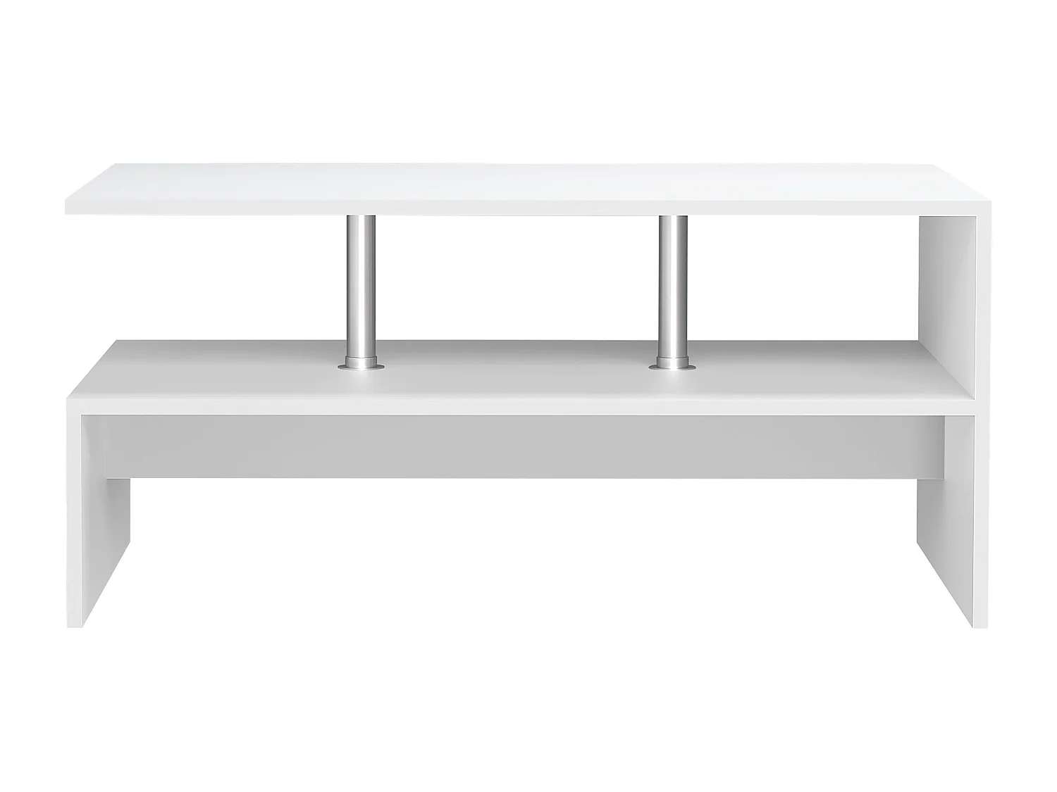 Side table & coffee table Maliso White H. 42 x W. 90 x D. 60 cm