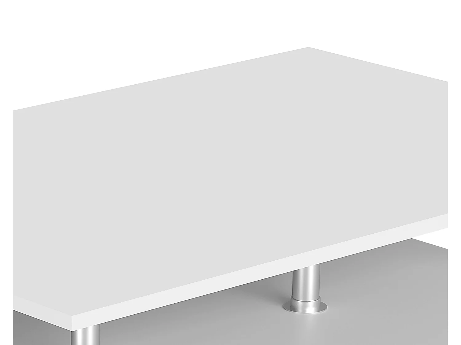 Side table & coffee table Maliso White H. 42 x W. 90 x D. 60 cm