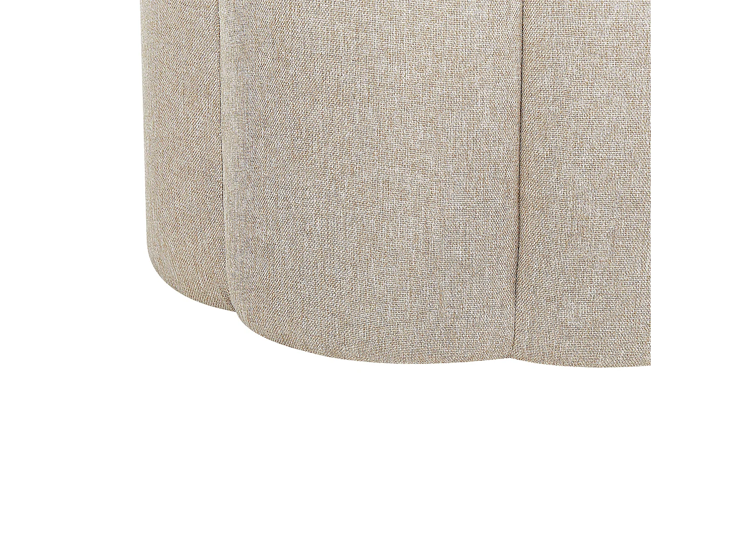 Pouf TAPPEN Lin synthétique Beige