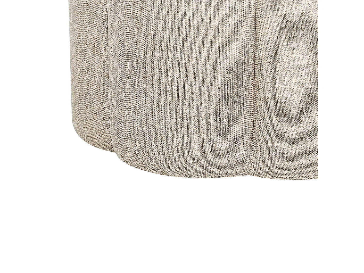 Pouf TAPPEN Lin synthétique Beige