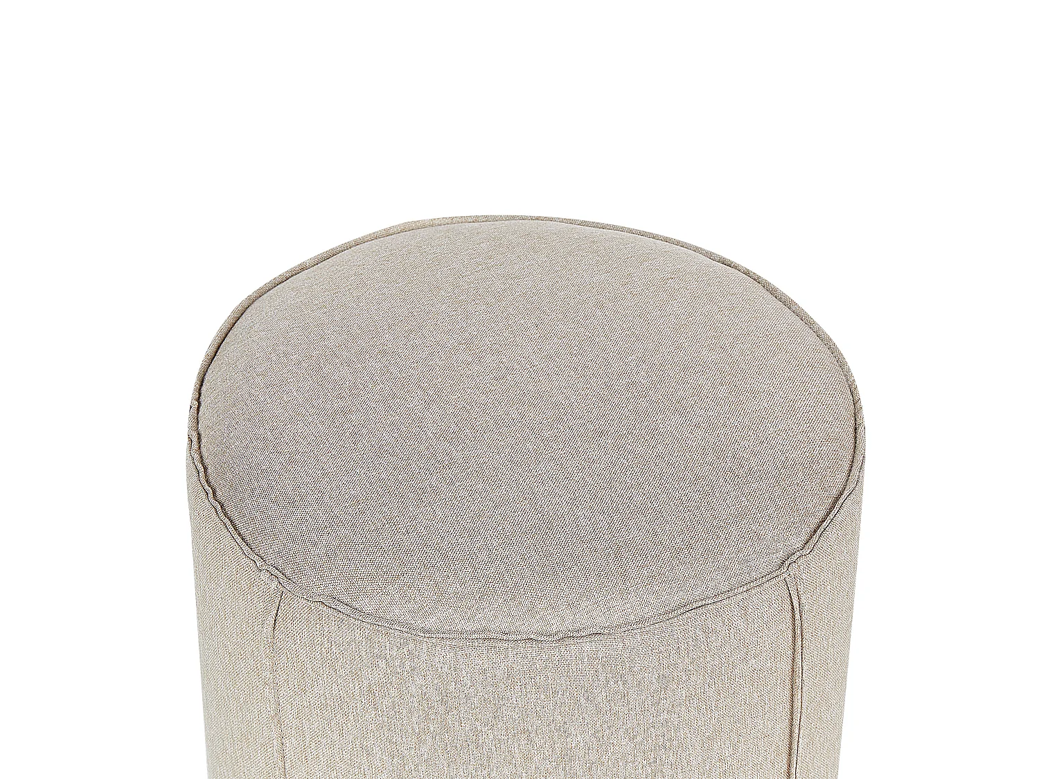 Pouffe SEDONA Faux Linen Beige