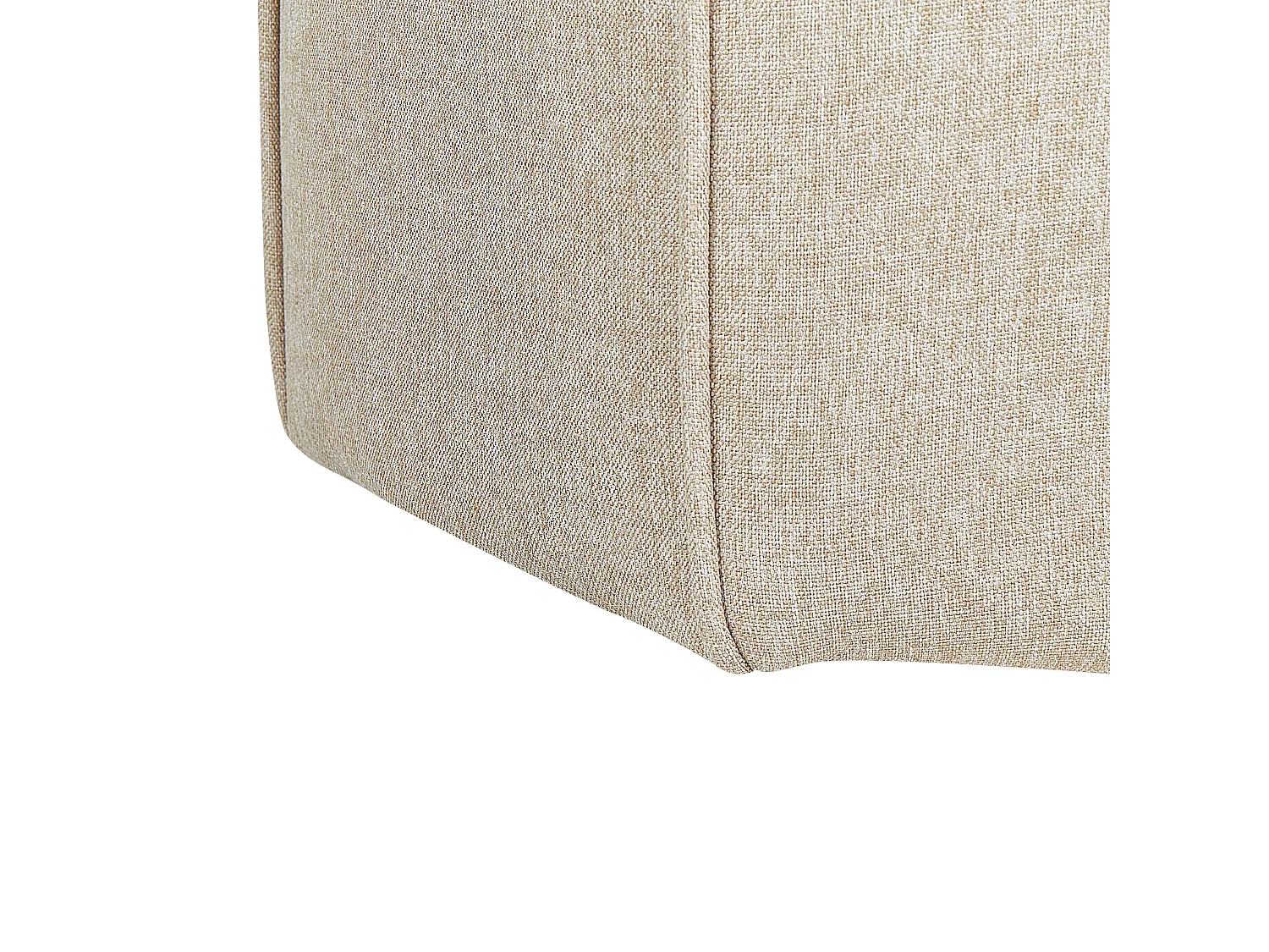 Pouf WISHEK Lin synthétique Beige