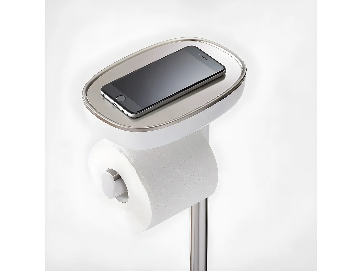 Porte-papier toilette et brosse