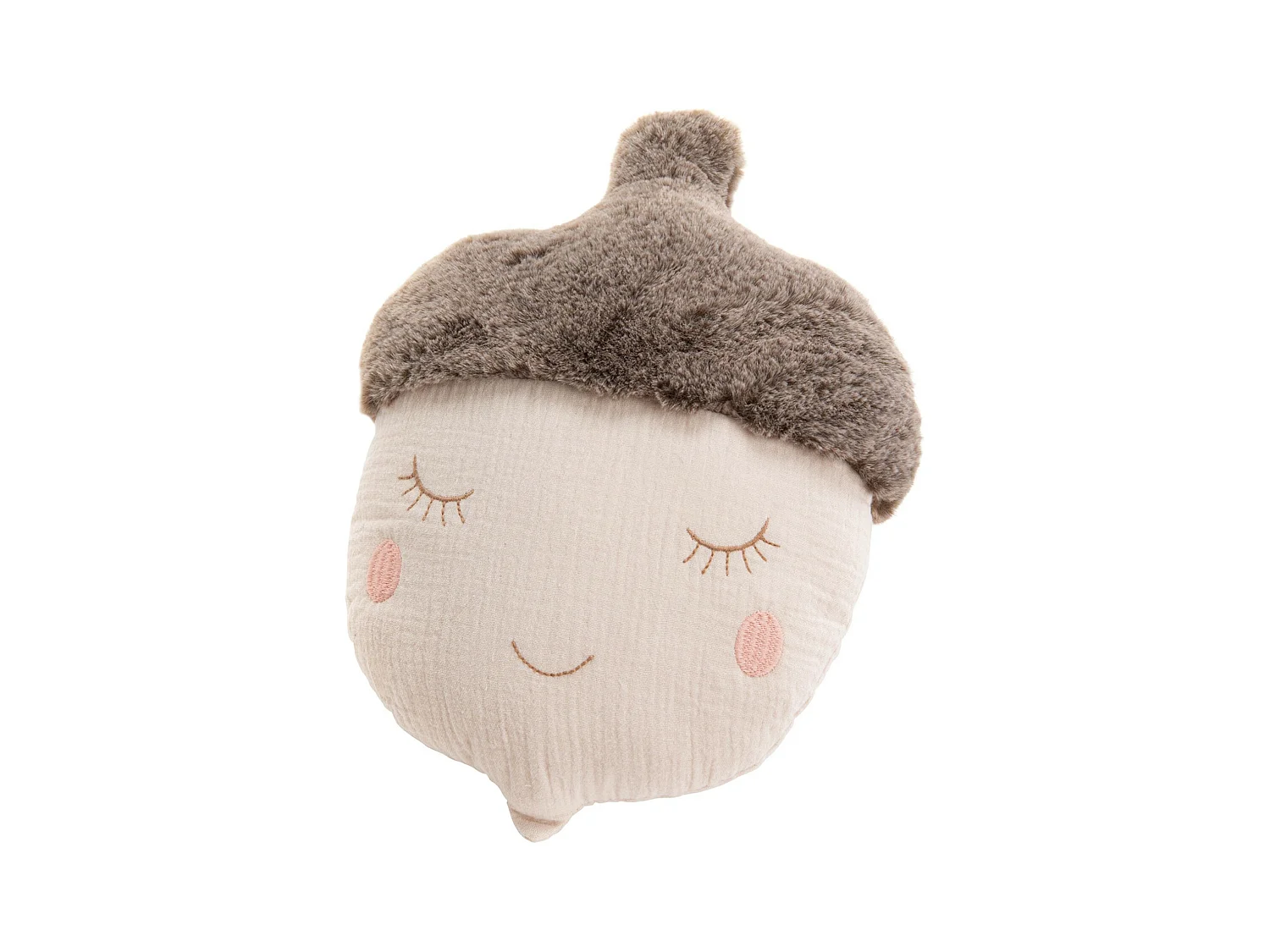 Peluche sous la forme d’un gland rose Lis 25x34x10cm