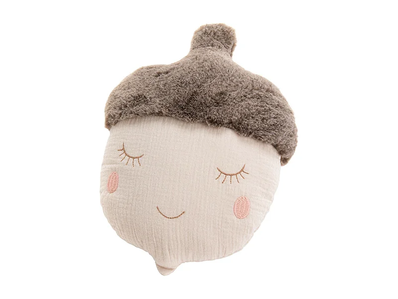 Peluche en forma de bellota rosa Lis 25x34x10cm