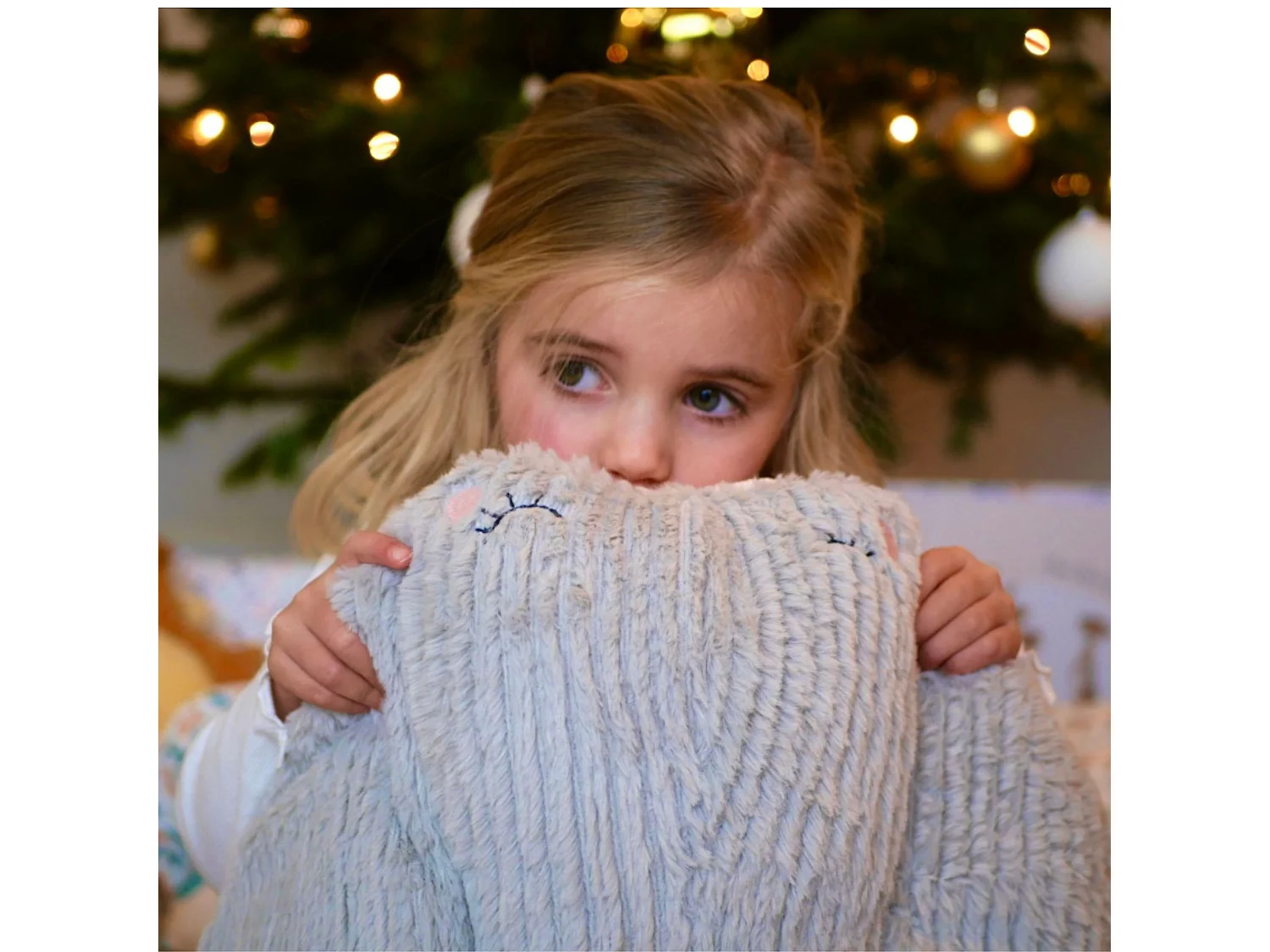 Peluche mantarraya gris 53x10x47 cm