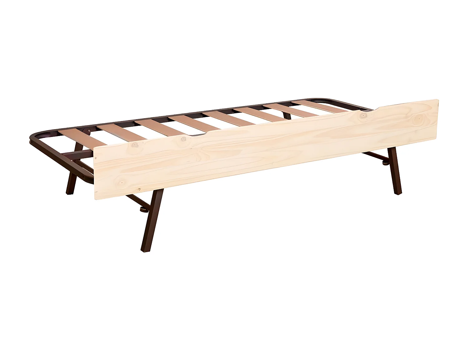 Letto apribile e elevabile MDF pino 105x190cm