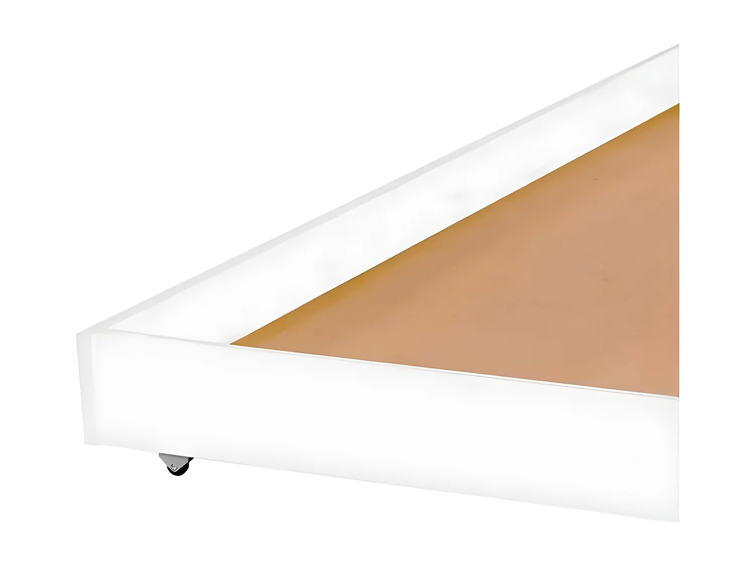 Tiroir de rangement MDF blanc 21 x 190 x 95,5 cm