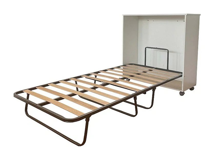 Cama dobrável Plegatin sem colchão aglomerado branco 104.6x99.6x42cm