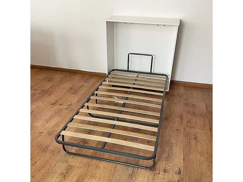 Cama dobrável Plegatin sem colchão aglomerado branco 104.6x99.6x42cm