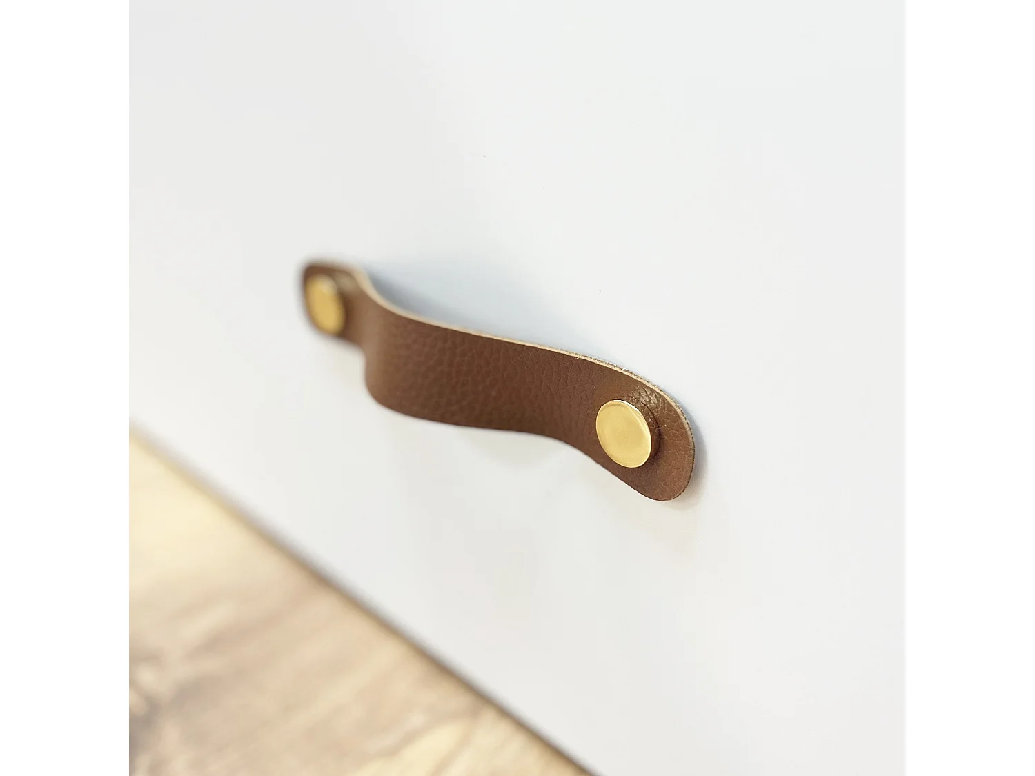 Lit + tiroirs en aggloméré blanc avec sommier 90x190cm