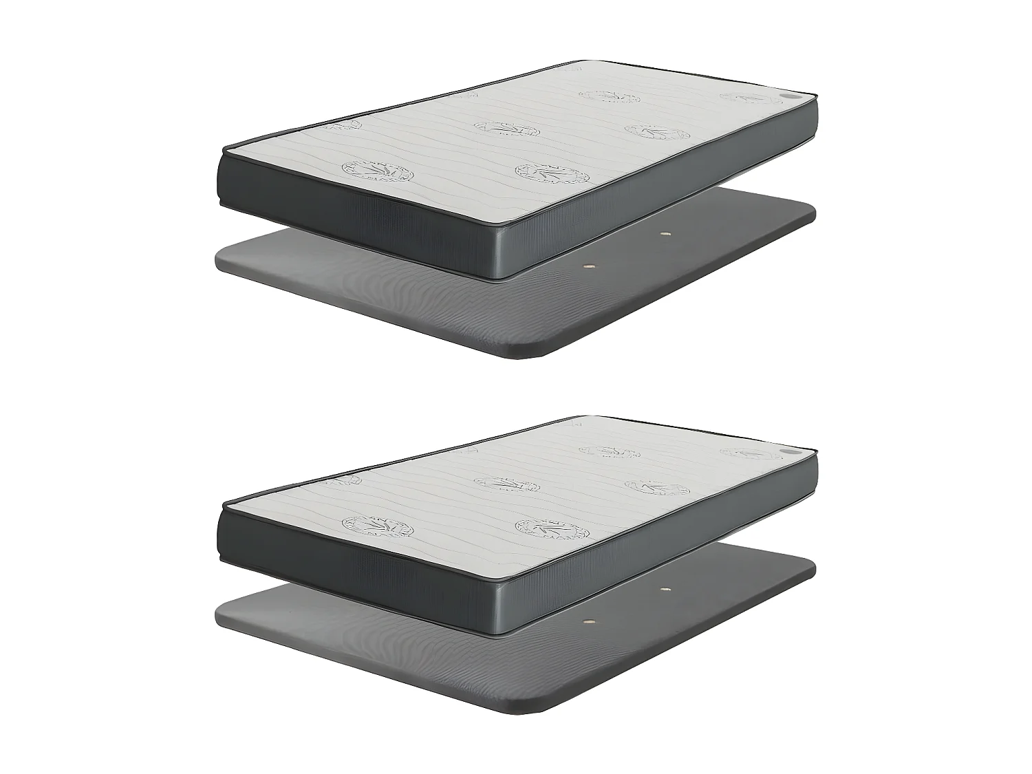 Bett und Regal ohne Lattenrost und Matratzen rosa 65x199x96cm