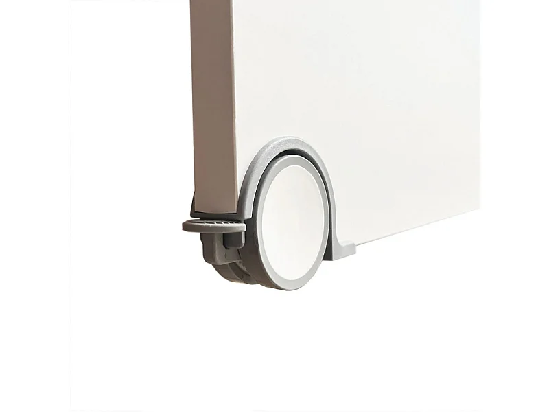 Lit avec tiroirs blanc et sommiers et matelas 76x206x112cm