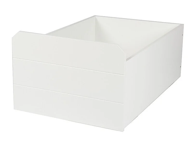 Hutbed met krijtbord + 1 lade MDF wit 90x200cm