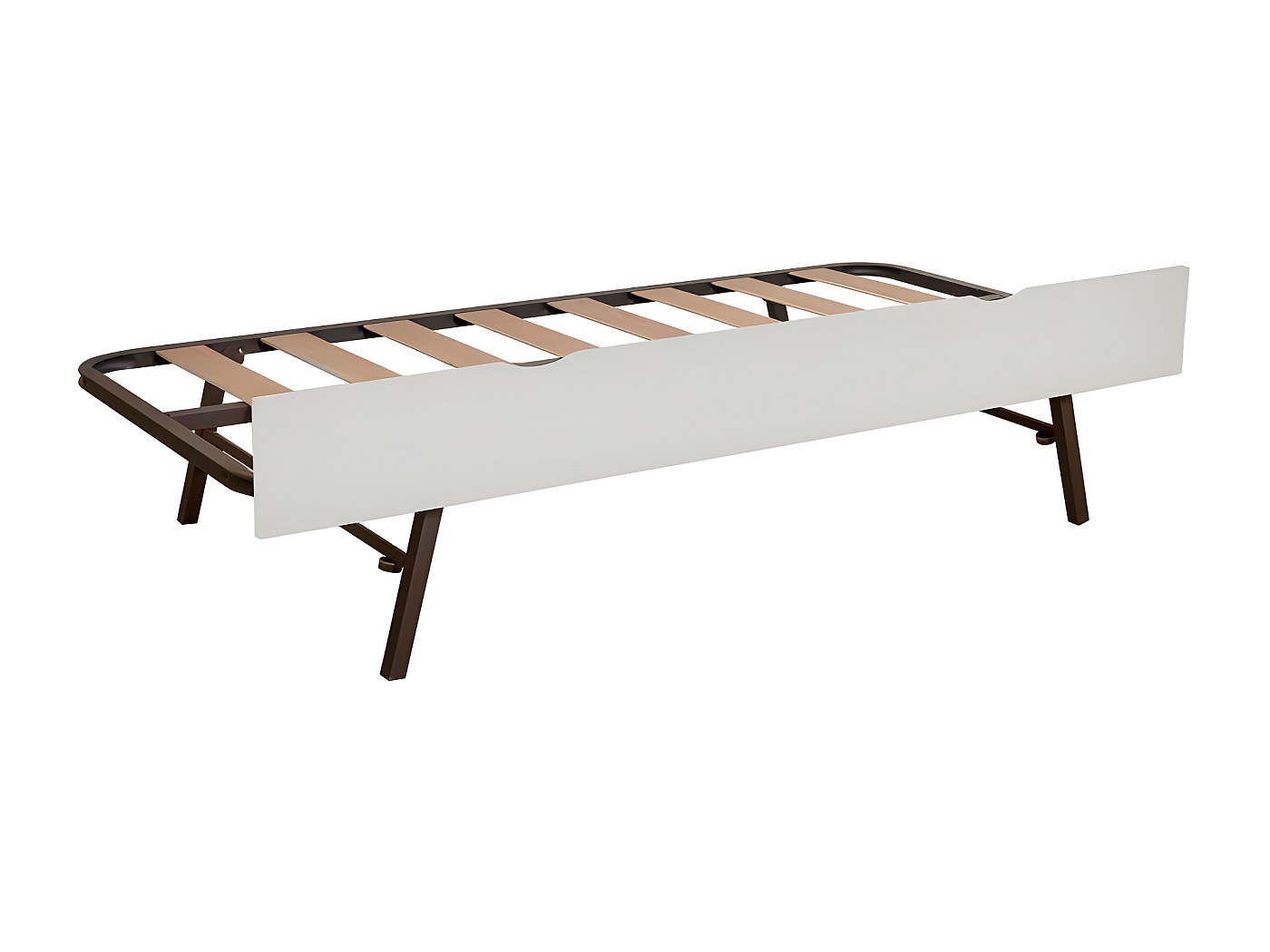Letto a castello triplo 3 x 90 x 200 cm Pino Bianco - VAGAR