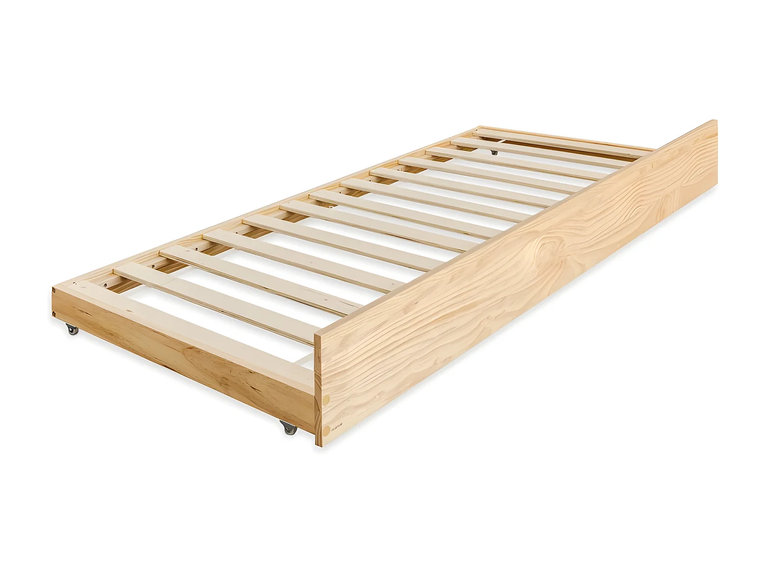 Cama de madeira de pinho 90x180 cm