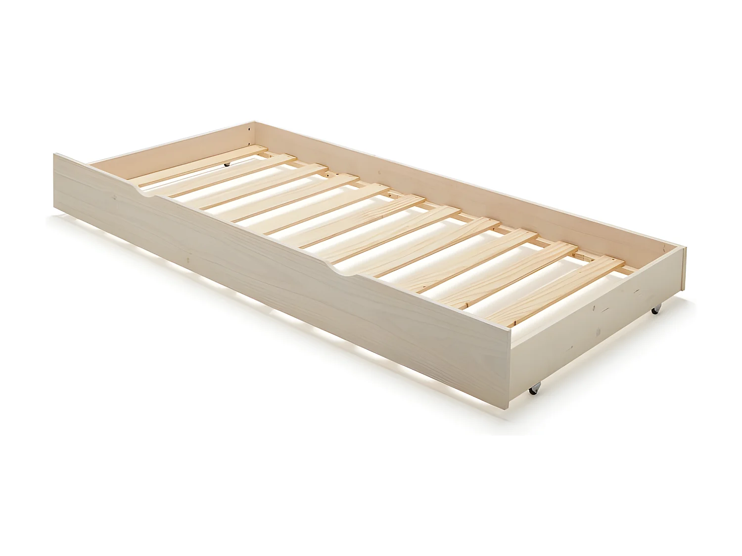 Cama de madeira de pinho 90x180 cm