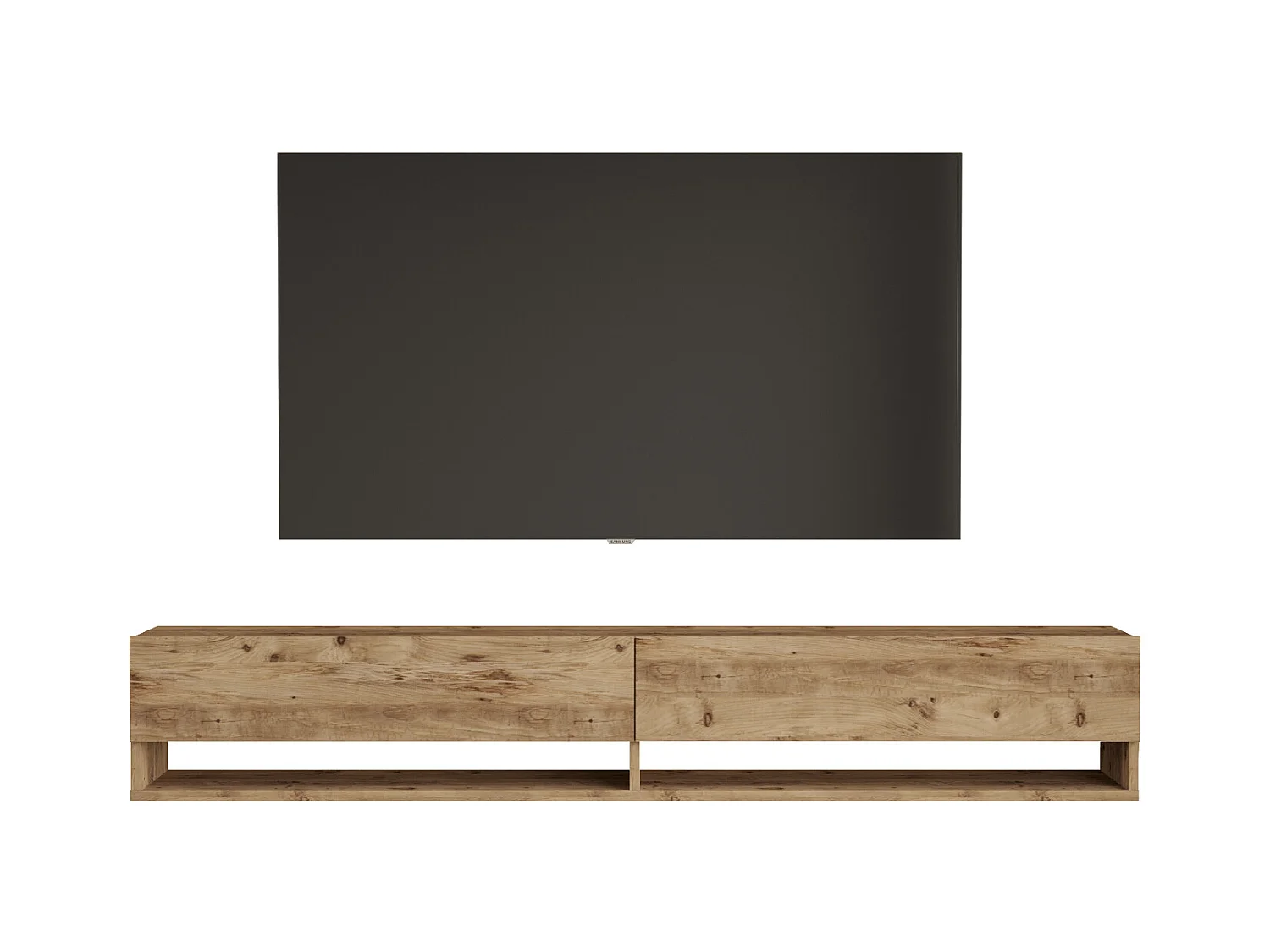 Meuble TV élégant Futura Fr9-A 180 Cm Pin