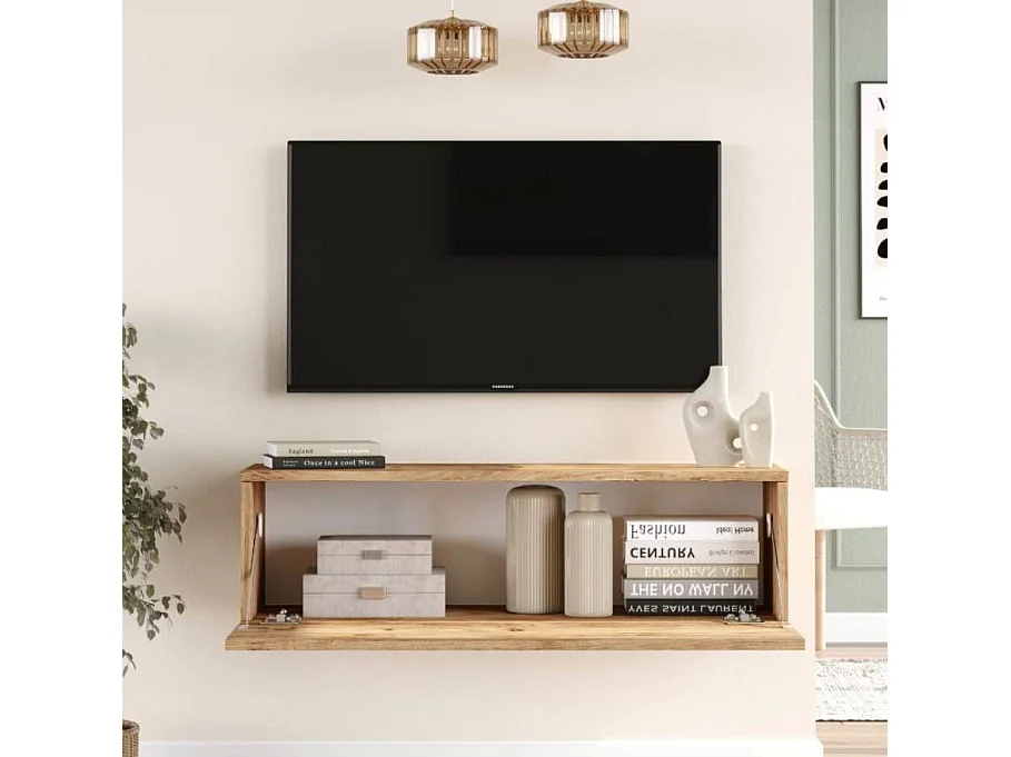 Mueble Tv Futura Fonda 100 Cm Pino