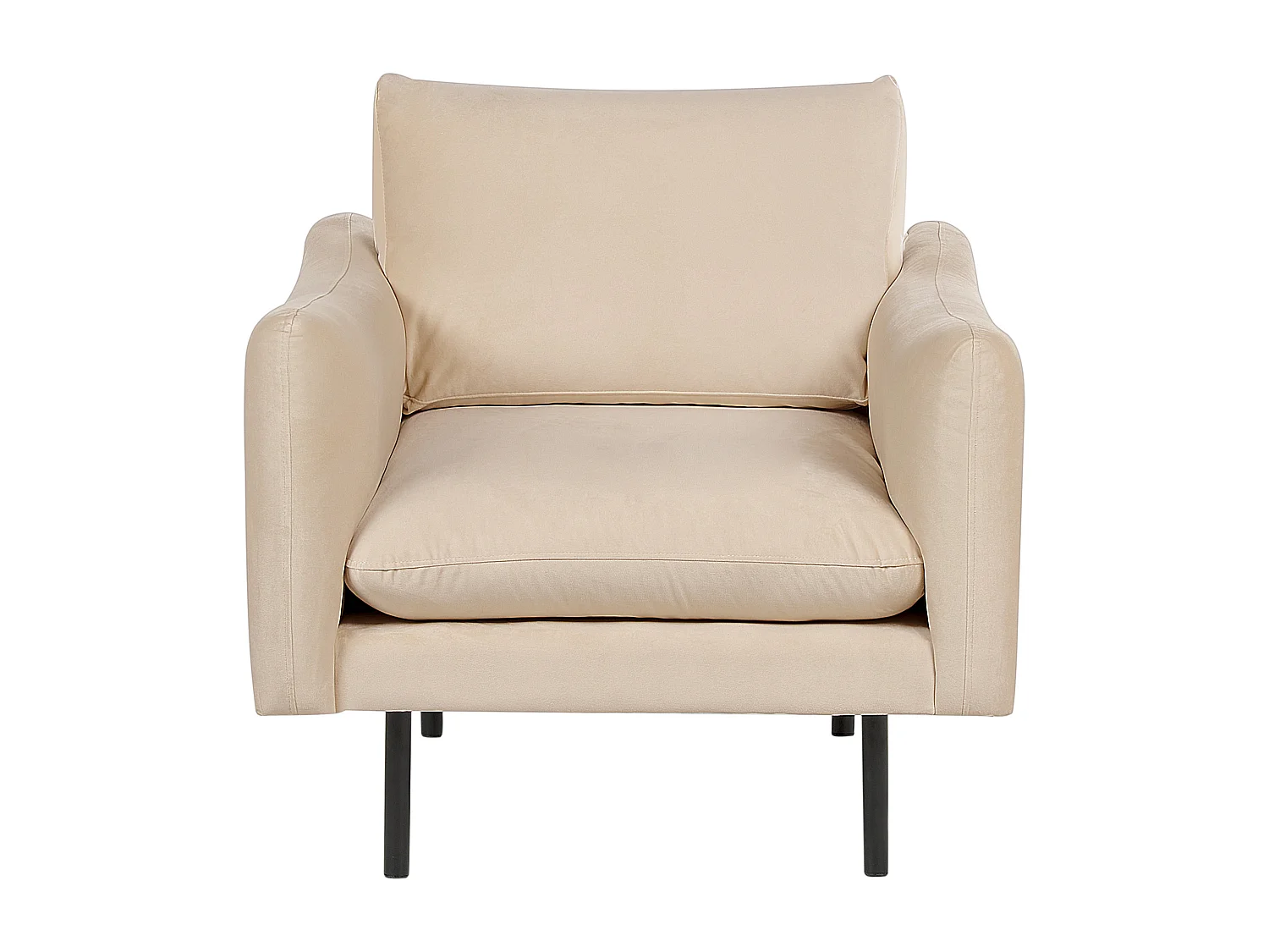 Fauteuil VINTERBRO Fluweel Beige