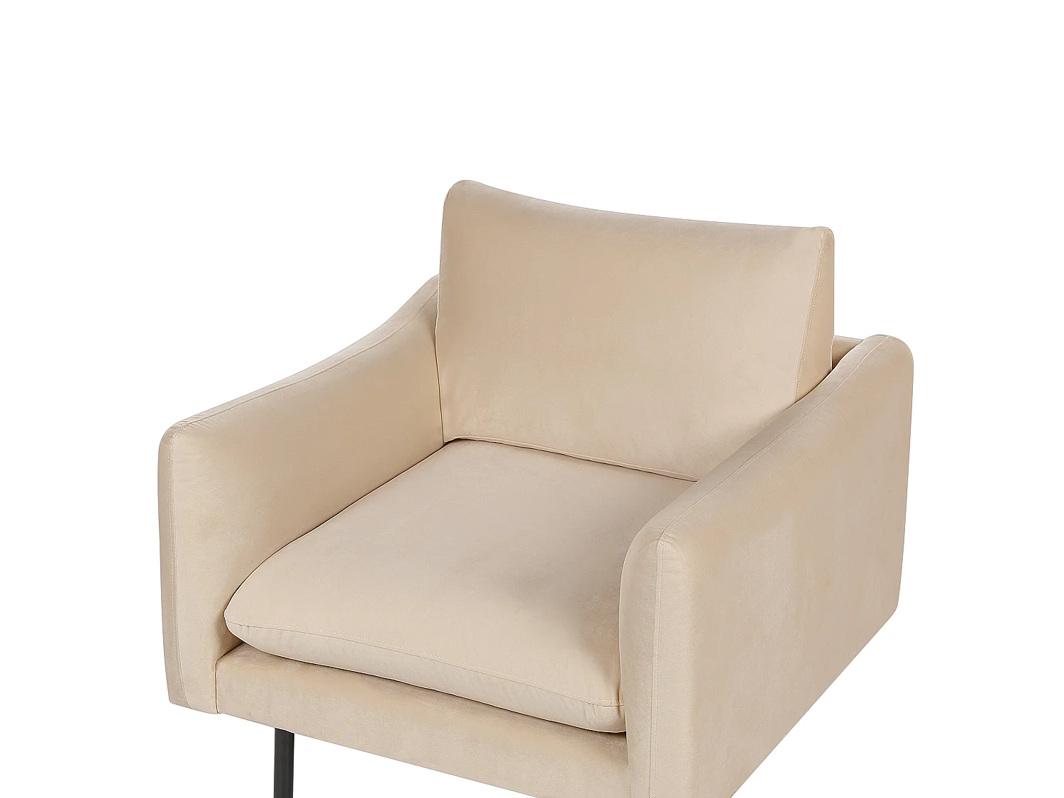 Sessel VINTERBRO Samtstoff Beige