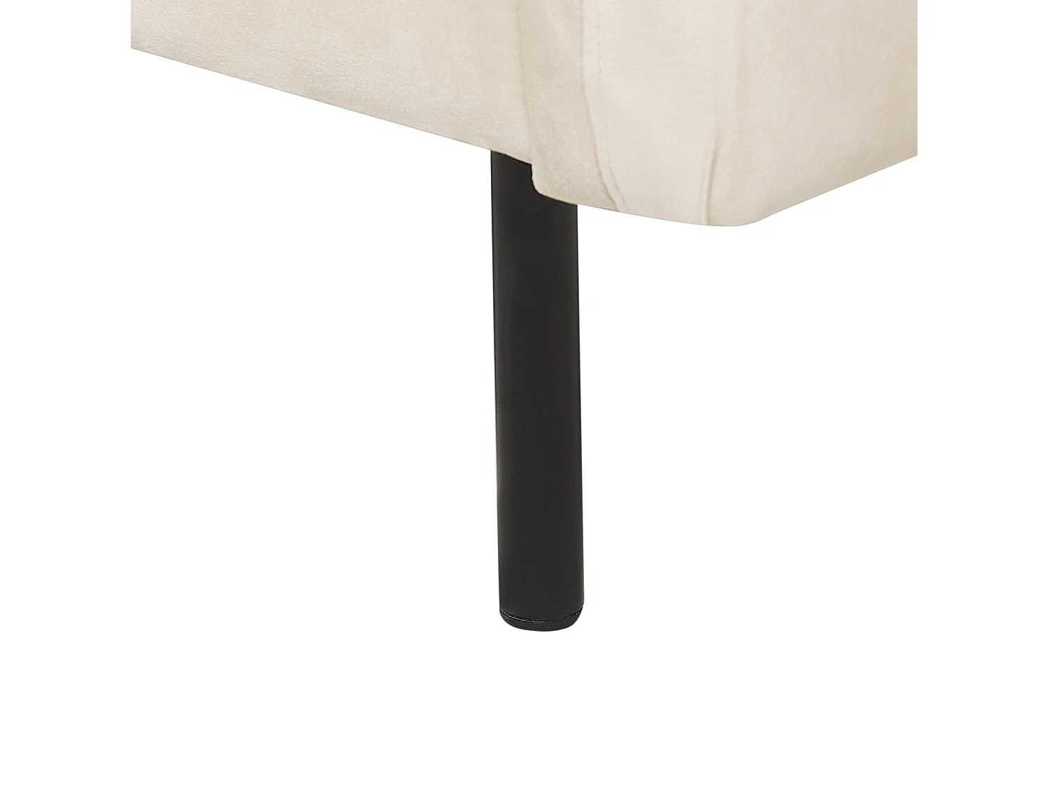 Poltrona VINTERBRO Veludo Creme claro