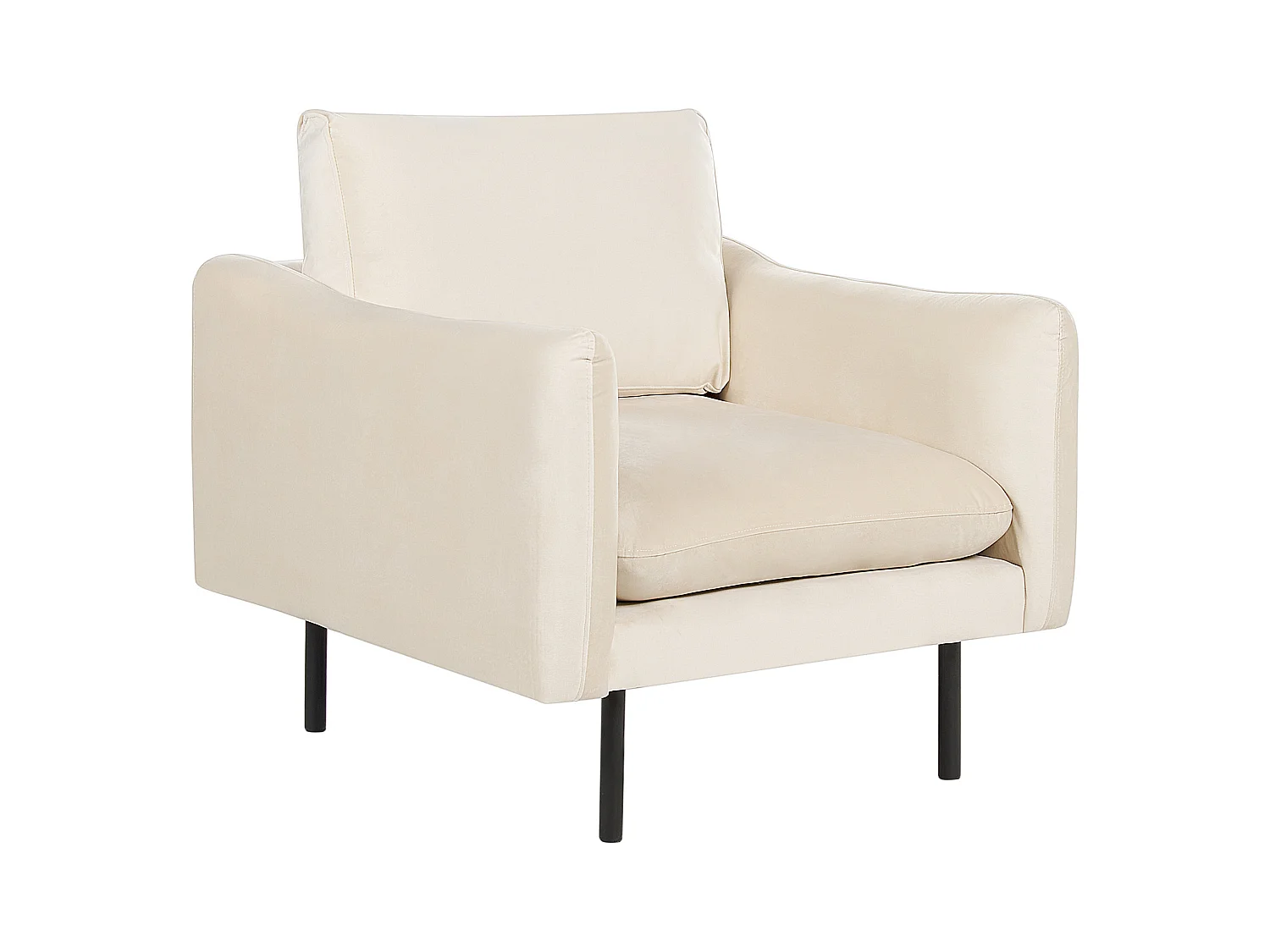 Poltrona VINTERBRO Velluto Beige chiaro