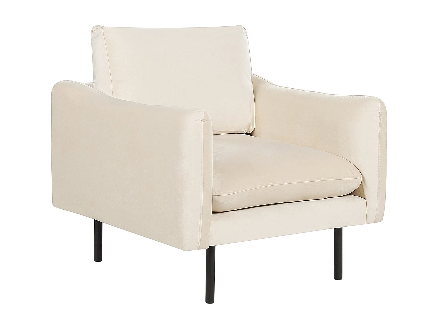 Fauteuil VINTERBRO Velours Beige clair