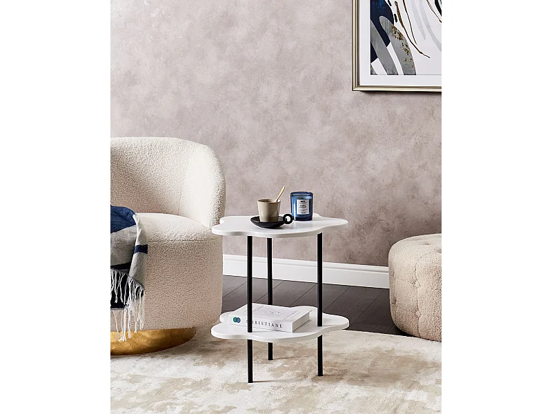 Table d'appoint CLOUD Blanc