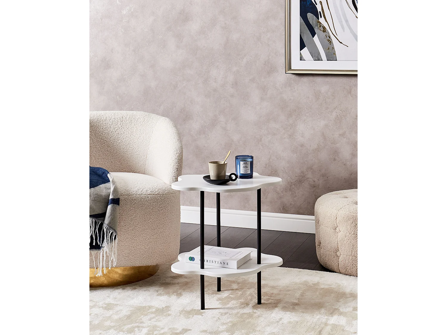 Mesa de apoio CLOUD Branco