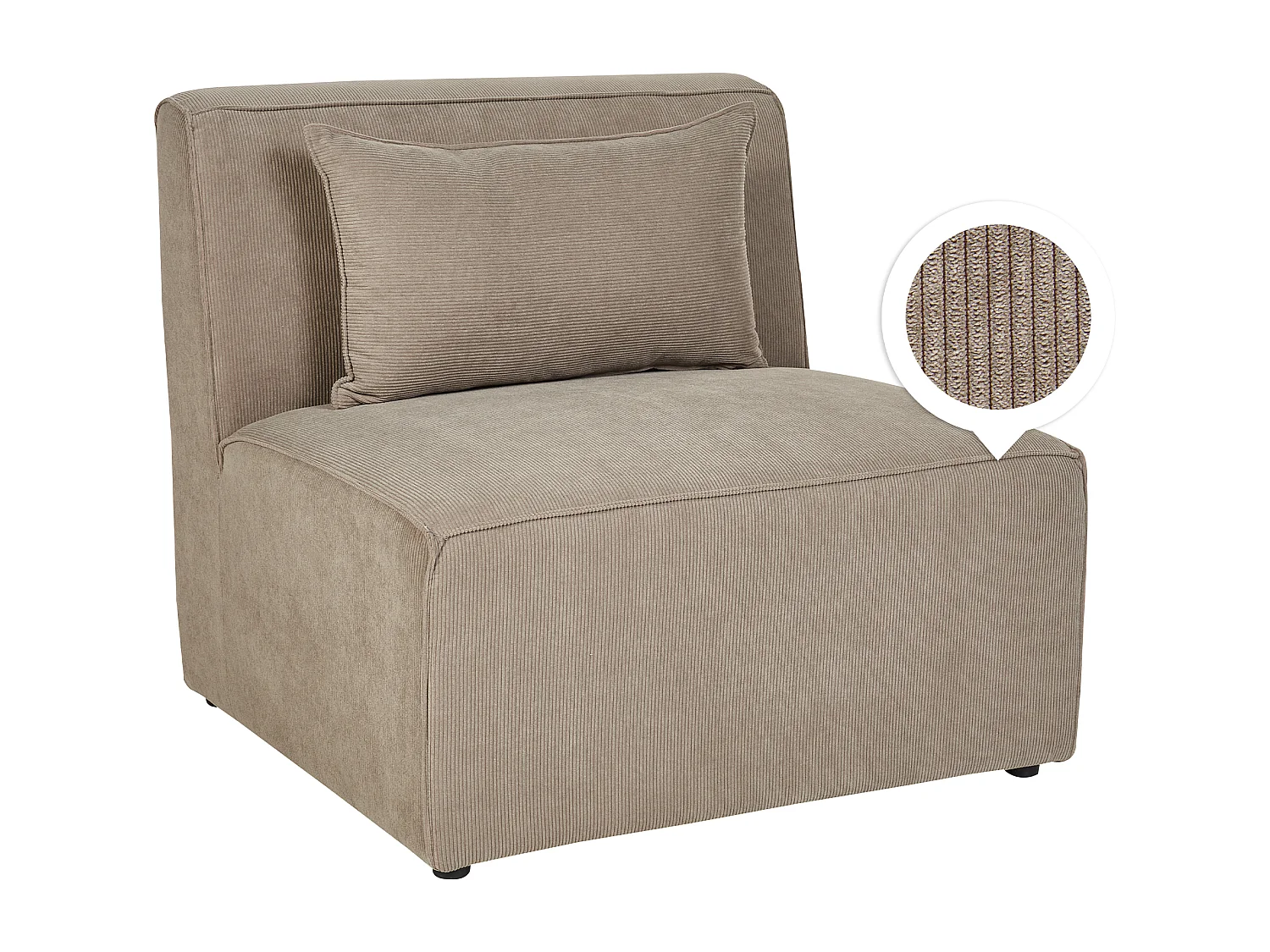 Zitmodule LEMVIG Corduroy Taupe