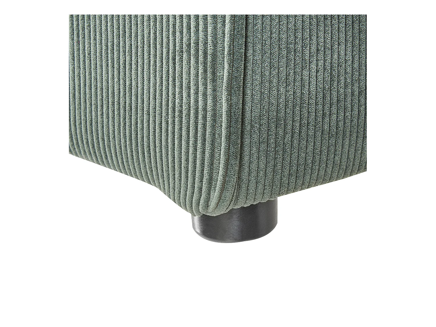 Module fauteuil LEMVIG Velours côtelé Vert foncé