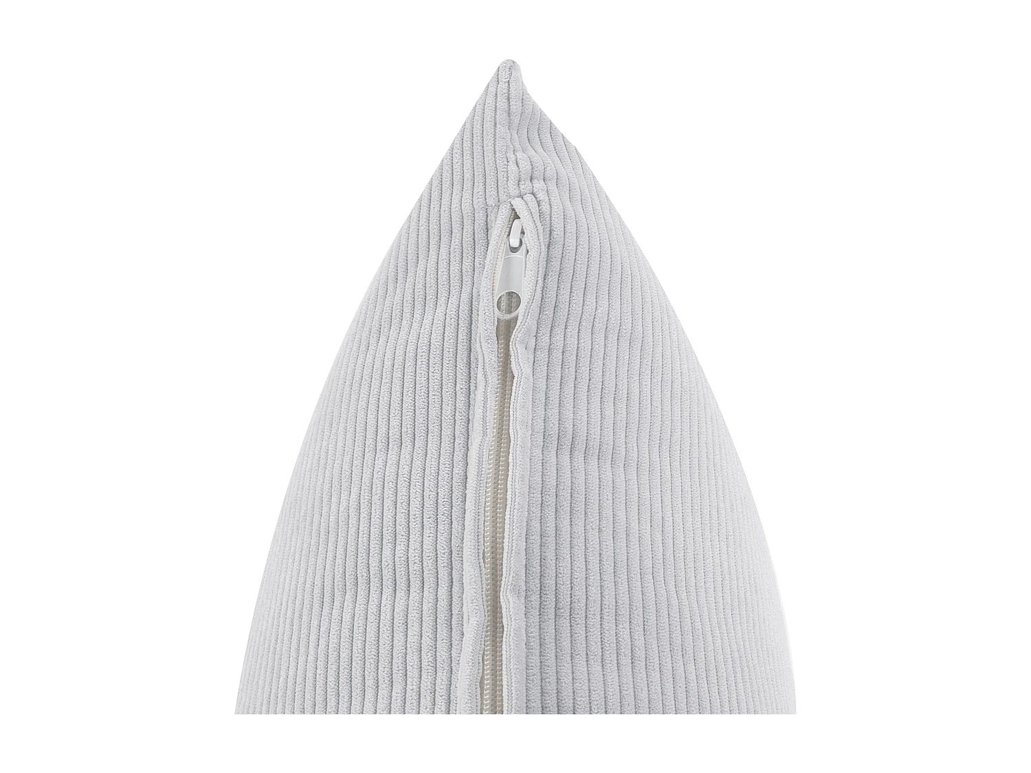 Module fauteuil LEMVIG Velours côtelé Blanc cassé