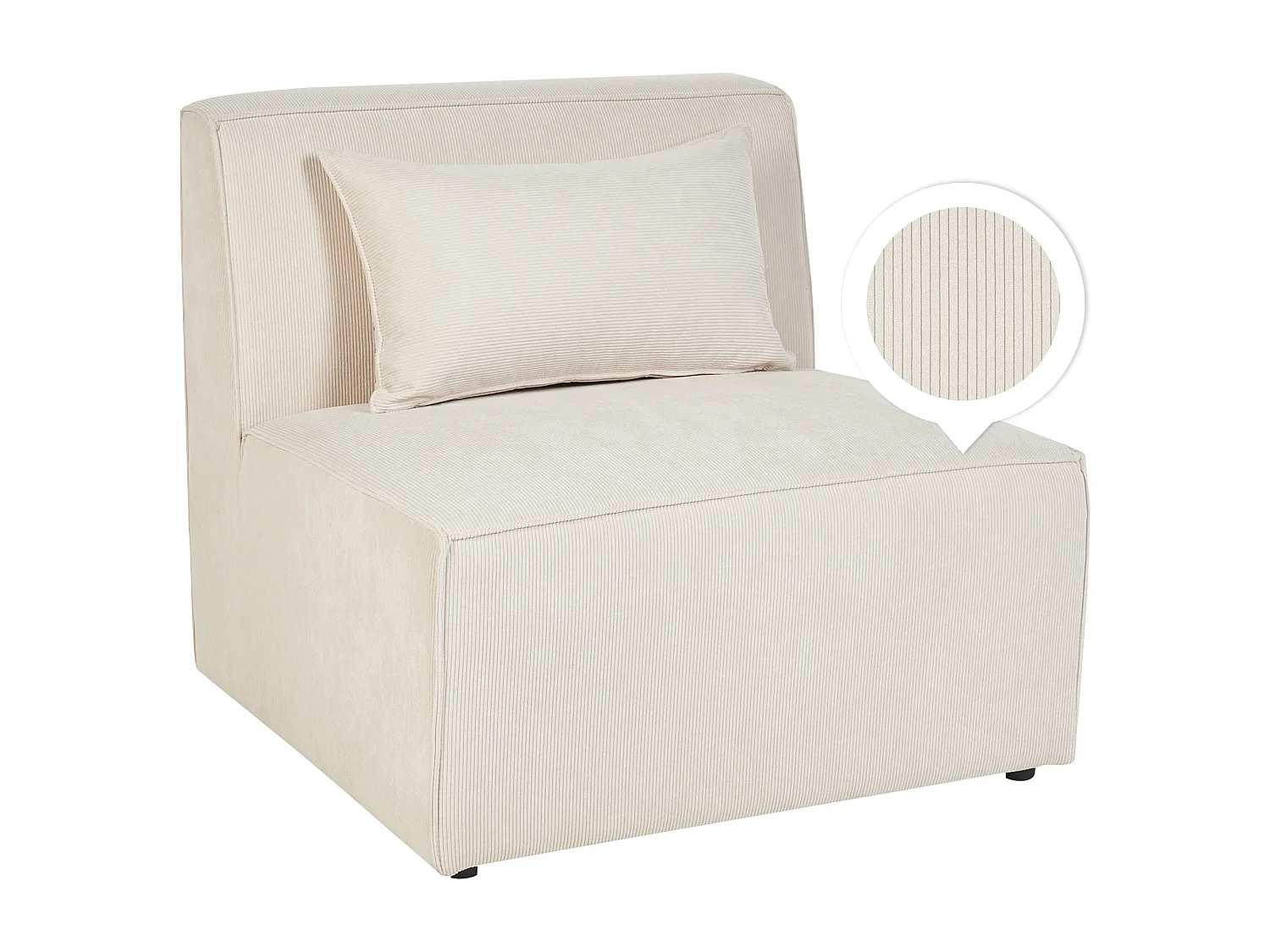 Sillón modular LEMVIG Pana Beige claro